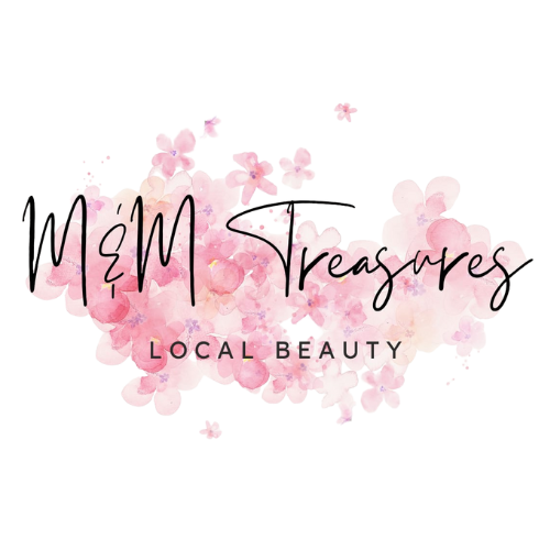 Home brown floral clean makeup artist circle logo (5)