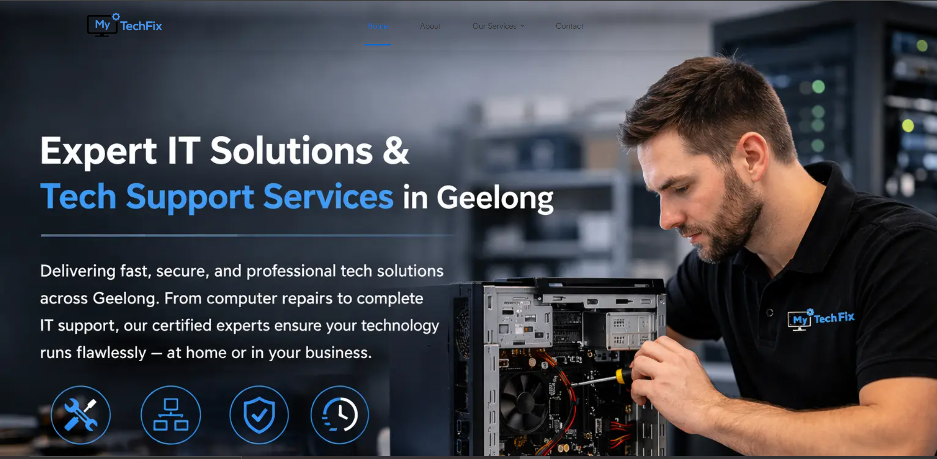 MyTechFix website screenshot